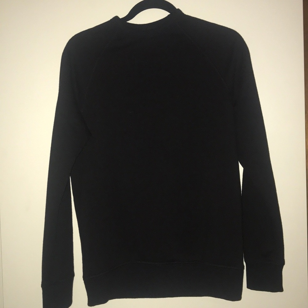 Mens H&M black long sleeve crew neck